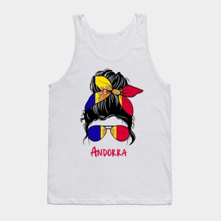 Andorra girl, Proud Flag, Andorra gift heritage, Andorran girlFriend Tank Top